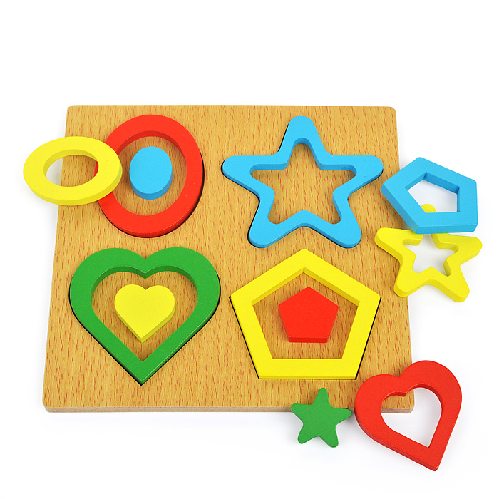 Пазл - вкладыш D0901 "Различные формы"