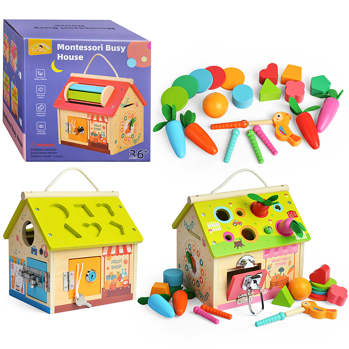 Сортер D1821 "Развивающий домик"