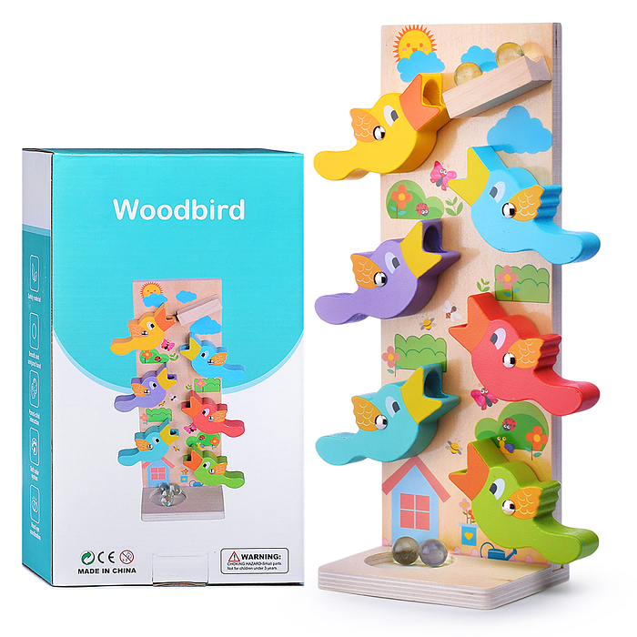 Игра развивающая-трек D1934 "Задорные птички"