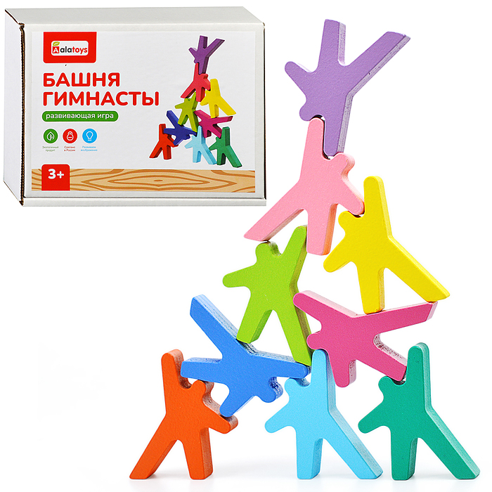 Развивающая игра "Башня гимнасты" 