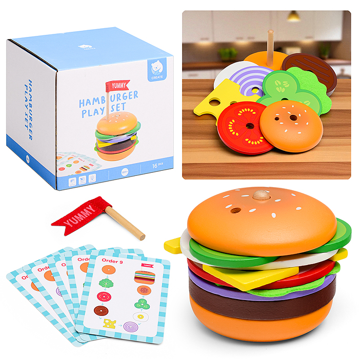 Игра развивающая D2054 "Бургер