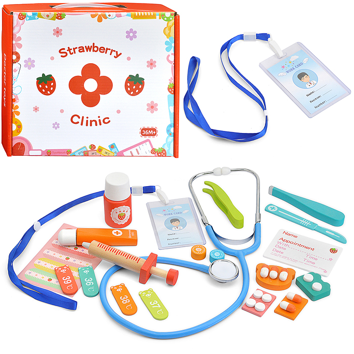 Набор доктор D2092 "Клубничная клиника" 