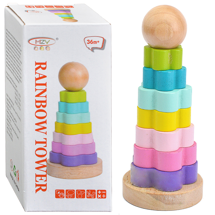 Пирамидка D2114 "Радужная фантазия"