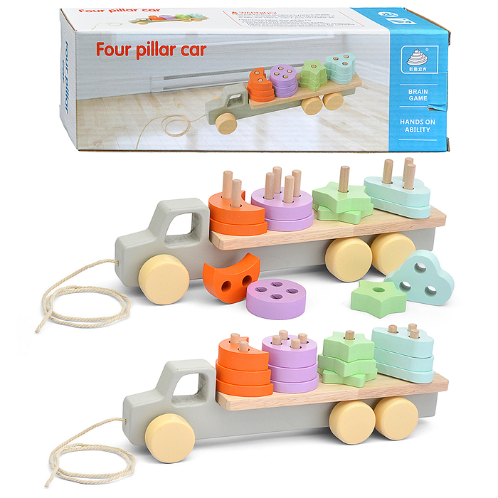 Игра развивающая D2117 "Машинка-сортер"