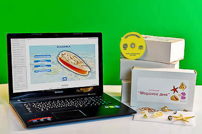 Коллекция натурально-интерактивная "Морское дно"