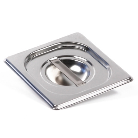 Крышка гастроемкости Roal GN 1/6 (176х162мм) из нержавеющей стали